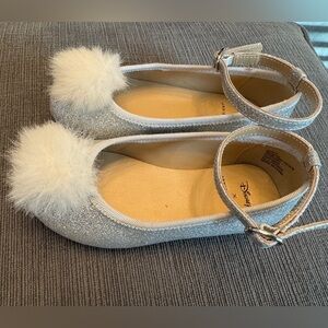 Janie and Jack x Disney Frozen Pom Ballet Flats